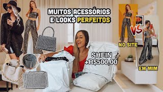 COMPRAS SHEIN ACESSÓRIOS E ROUPAS DE MUITA QUALIDADE VALE A PENA COMPRAR NA SHEIN [upl. by Annatnom]