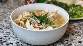 How to make  Pho Ga Vietnamese chicken noodle soup [upl. by Notfilc]