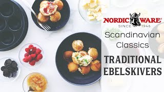 How to Make Ebelskivers filled pancakes  Scandinavian Classics  Nordic Ware [upl. by Peace]