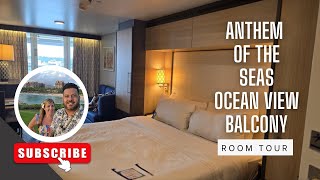 Anthem of the seas  Ocean View Balcony Room Tour  Room 13228 [upl. by Ahsimac886]