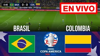 🔴Brasil vs Colombia EN VIVO  Copa América 2024  Partido En Vivo Ahora [upl. by Aretta44]