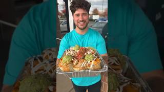 Part 2 of 2 The BURRITO NACHO PLATTER from Tacoria in New Jersey 🌯🤯🤤 DEVOURPOWER [upl. by Esinned]