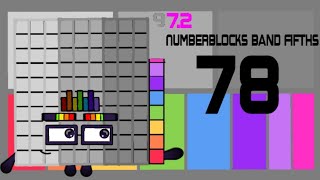 FlipaClip  Numberblocks band Fifths 78 [upl. by Critchfield]