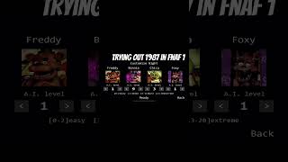 Trying out 1987 in fnaf 1 [upl. by Tra]