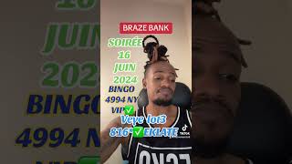 BOUL CHO KRAZE BANK TIRAJ SWARE 16062024 BINGO 4994NY VIO [upl. by Tillion]