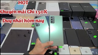 Siêu Khuyến Mãi 150k LG V50sThinQ 5G Oppo A76 Zin Ipad 1700KNote 10Plus S20 Note20 5G Thanh Lý [upl. by Pilihp473]