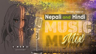 Nepali and Hindi Mixed Songs  Mashup Songs  Pandalrx [upl. by Yedarb749]