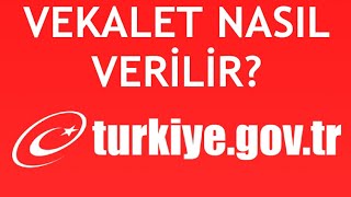 EDevlet Vekalet Nasıl Verilir [upl. by Ludie]