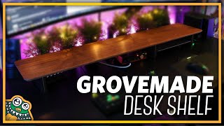 Desk Setup  Whats on our Grovemade Desk Shelf  List and Overview  CLIPPED [upl. by Venice]