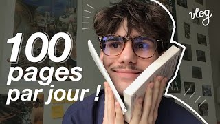 Je lis 100 PAGES PAR JOUR pendant 1 semaine 📚  vlog [upl. by Buderus844]