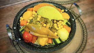 Couscous marocain à la semoule d’orge ou belboula [upl. by Ordnael]