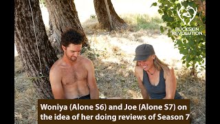 Woniya and Joe of Alone Seasons 6 and 7 on the idea of Season 7 reviews [upl. by Krenek192]