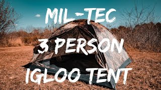 Mil Tec Igloo Tent  Budget 3 Person Tent [upl. by Ozan]