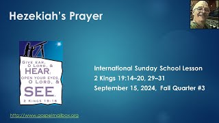 International Sunday School Lesson September 15 2024 [upl. by Syd]