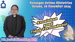 Renungan Delima  Mazmur 69  6  Selasa 26 November 2024 [upl. by Acyssej946]