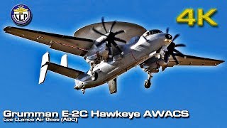 Grumman E2C Hawkeye AWACS TLP 2017 4K [upl. by Icram]