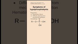 Symptoms of hypophosphatemia [upl. by Imray]