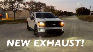 2024 F150 Gets A Catback Exhaust 50 Coyote [upl. by Irrak236]