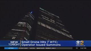 Small Drone Hits 7 World Trade Center [upl. by Haym]