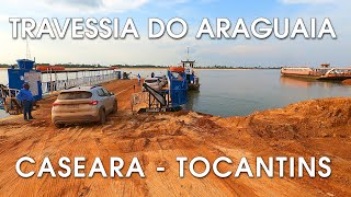 TRAVESSIA DE BALSA NO RIO ARAGUAIA  CASEARA TOCANTINS [upl. by Lilyan747]