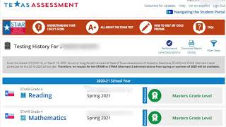 How to access your students STAAR Test results  Port Arthur ISD [upl. by Mochun]