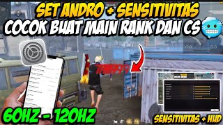 SET ANDRO 60HZ BERUTAL PARAH 👽🔥 SENSITIVITAS FF AUTO HEADSHOT 2024 SETELAH UPDATE  WORK SEMUA HP [upl. by Sharia]