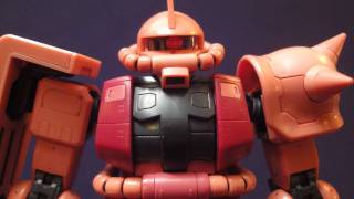 RG Chars Zaku II Part 3 MS Real Grade 1144 Gundam model review [upl. by Sihon633]