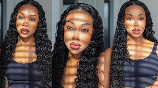 THE BEST DEEP WAVE I EVER TRIED Quick  Easy Wig install For Beginners ft Wiggins Hair [upl. by Elohcin259]