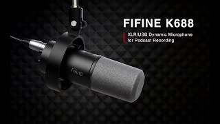 Fifine k688 Sound Test [upl. by Zelig]