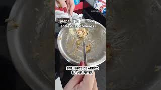 BOLINHO DE ARROZ NA AIR FRYER 644 [upl. by Anselma433]