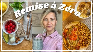 What I eat in a day  Retrouver de bonnes habitudes  Up date potager 👩🏼‍🌾 [upl. by Henka]