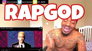 How can you even think of these barz  Eminem  Rap God  REACTION [upl. by Airrotal]