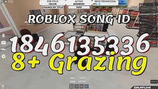 8 Grazing Roblox Song IDsCodes [upl. by Noiro969]