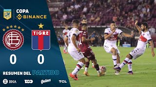 CopaBinance  Fecha 4  resumen de Lanús  Tigre [upl. by Nalaf]