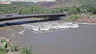 Glenwood Springs Kayak Wave Park High Water June 11 2024 [upl. by Azarcon756]