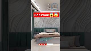 Modern Bedroom Design 😍😍 dcinteriors bedroomdecor interiordesign trending ytshorts shorts [upl. by Oiramej]