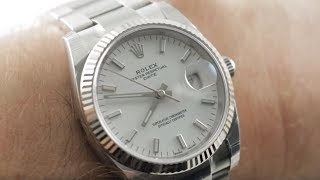 Rolex Oyster Perpetual Date 34 115234 Luxury Watch Review [upl. by Leandro86]