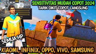 GESER DIKIT COPOT 🎯 Pengaturan Sensi FF Auto Headshot 2024 Setelah Update⚙️ Sensitivitas FF Semua Hp [upl. by Eppilihp]