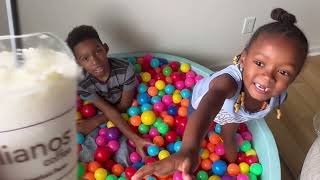 Last to leave the Ball Pit with selah and mom [upl. by Anastase]