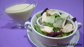 Ensalada de pollo con salsa de anchoas [upl. by Shererd33]