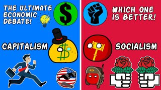 Capitalism Vs Socialism Explained In 6 Minutes [upl. by Llehsar]