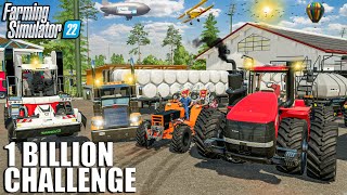 THIS is My FINAL FARM UPGRADE in FS22  1 BILLION Challenge  Farming Simulator 22 [upl. by Asetal928]