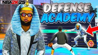 THE ULTIMATE DEFENSE ACADEMY IN NBA 2K25 LOCK UP EVERY OPPONENT WITH THESE TIPS  TRICKS 🔒 [upl. by Enylodnewg]