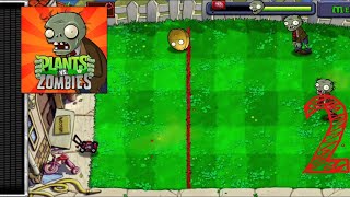 Plants vs Zombies Gameplay Walkthrough Day  level 4 amp 5 [upl. by Yreva274]