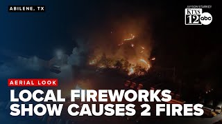 Fires Break Out at Abilenes Annual WesTex Connect Fireworks Show [upl. by Kowtko]