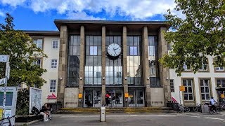 Trier Central Train Station  Trier Hauptbahnhof in Trier Germany [upl. by Silvester789]