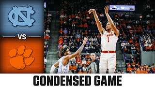 North Carolina vs Clemson Condensed Game  202324 ACC Men’s Basketball [upl. by Akira]