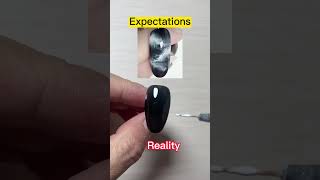 black and white nail designs black nail designs nail nailart nailtutorial nails naildesign [upl. by Eyks]