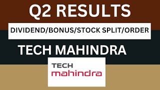 Tech Mahindra Q2 Results 2025  tech Mahindra Results Today  tech Mahindra Share Latest News [upl. by Eillehs]