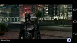 The Dark Knight Rises Playthrough for Android  Part 1 [upl. by Nira]